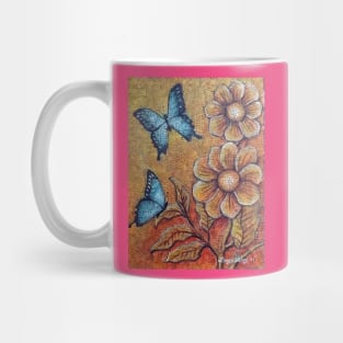 Flowers and Butterfly Mug